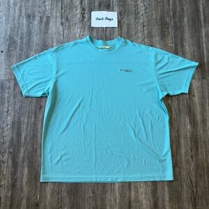 Columbia PFG Fishing T Shirt - Blue Crewneck Tee - Men's Size (est) XL - XXL